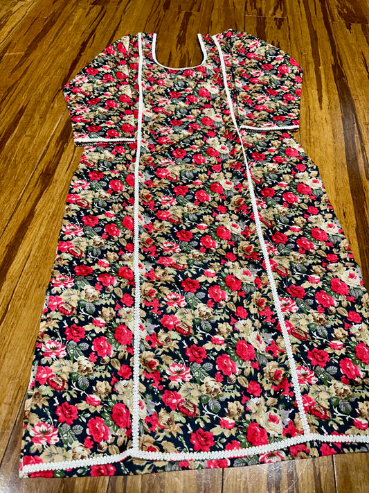 Allover Boutique Cambric Cotton Salwar Suit (36/38 Ready)D16