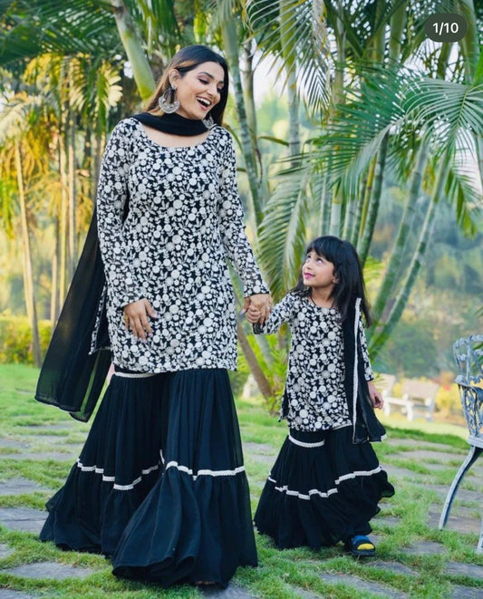 Kids Sharara Suit (Ages 3-5) image 3