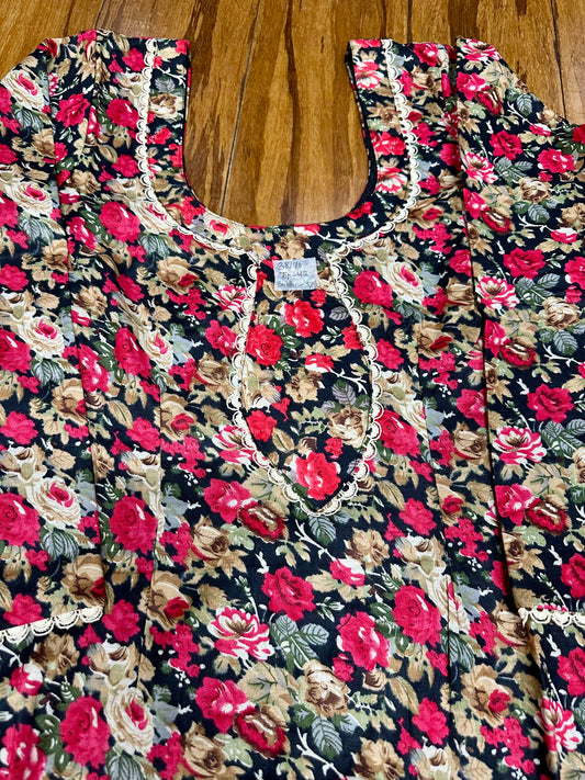 Beautiful Boutique Style Allover Printed Salwar Suit 38/40 D4 image 3