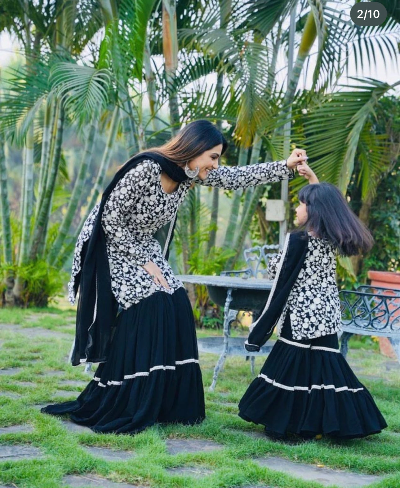 Kids Sharara Suit (Ages 3-5)