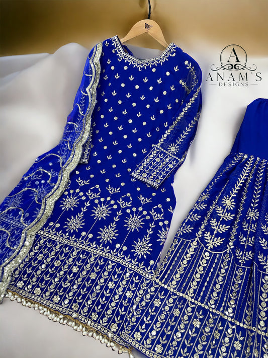 Stylish Partywear Sharara Suit