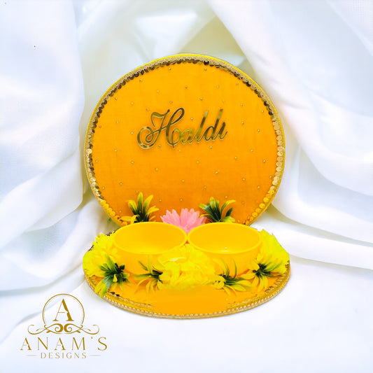 Haldi/Batna Ceremony Plater Set image 3