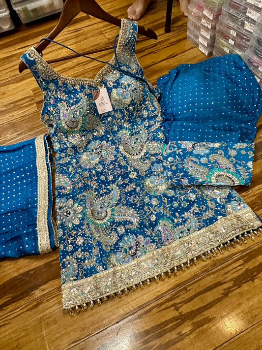 Designer Pakistani Farshi Salwar Suit image 3