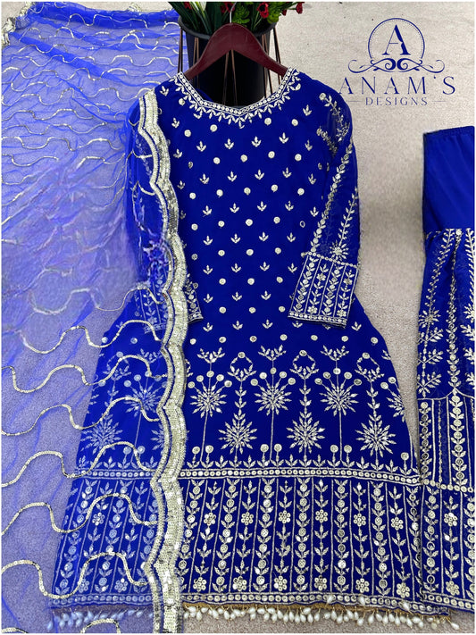 Stylish Partywear Sharara Suit