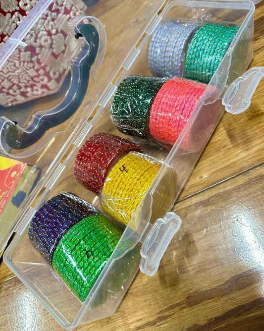 Extreme Quality Handcrafted Heart Shaped Glass Bangles (96 Bangles)