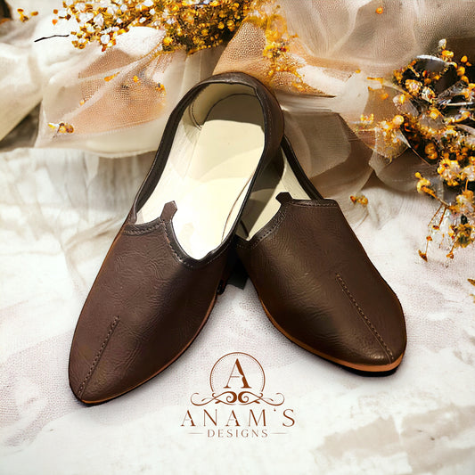 Men’s Jalsa (Punjabi Jutti) Dark Brown
