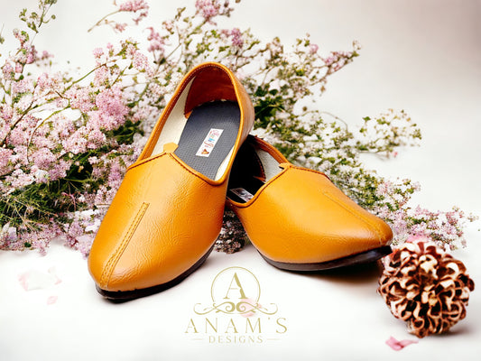 Men's Jalsa (Punjabi Jutti) Light Brown