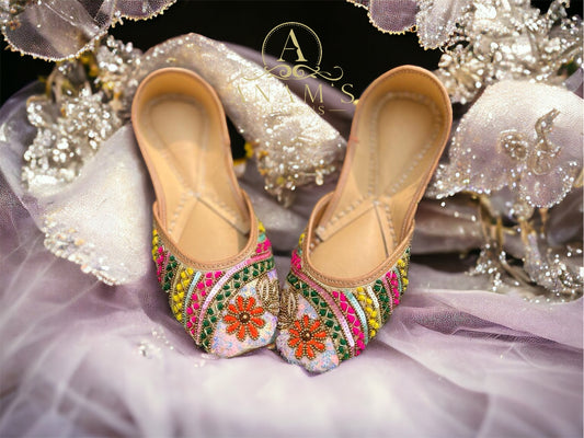 Beautiful Women Punjabi Jutti Multi