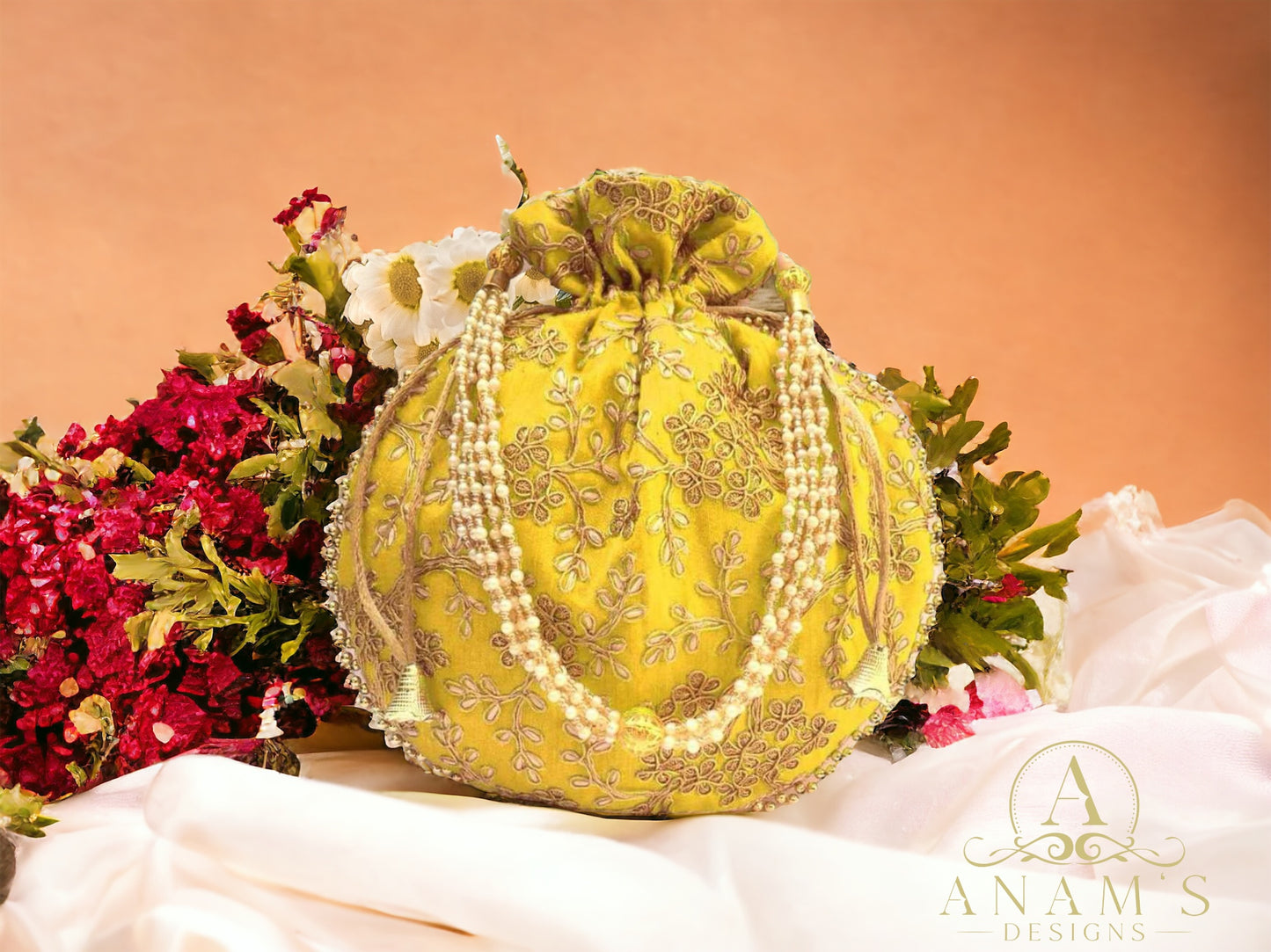 Designer Potli Bag Round shape