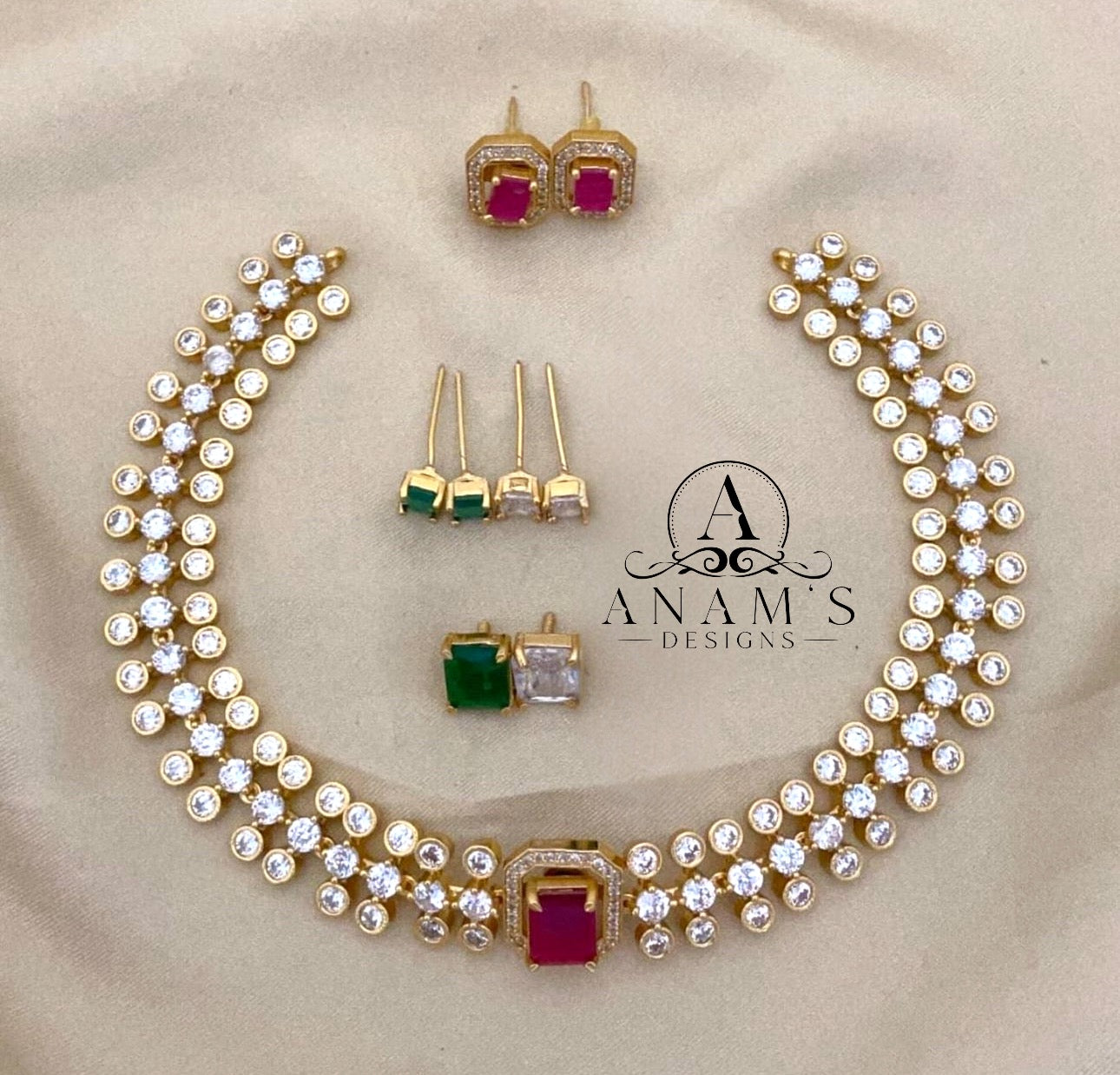 Changeable Necklace Set (3-in-1 set)