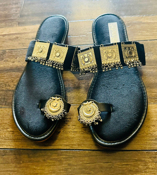 Simple Handmade Ethnic Wear Flats image 3