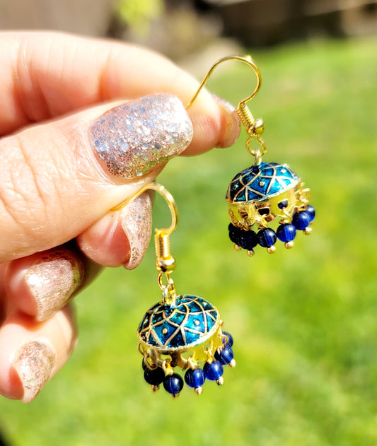 Small Meenakari Jhumki