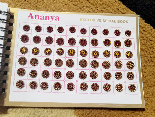 3D Kumkum Bindi Book 600 Count