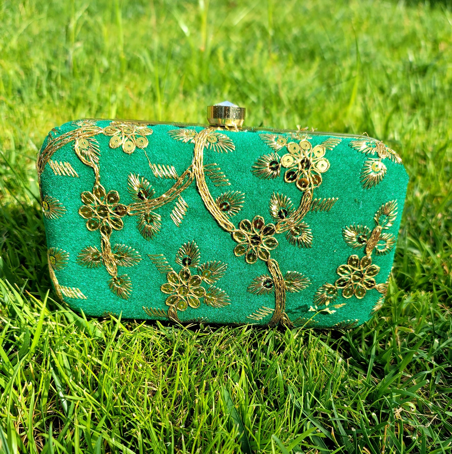 Bridal Designer Velvet Clutch