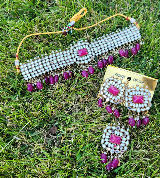 Trending Mirror Choker Set image 3