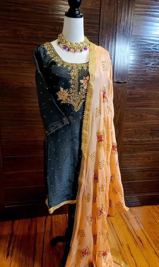 Pure Bridal Punjabi Suit Designer Piece.