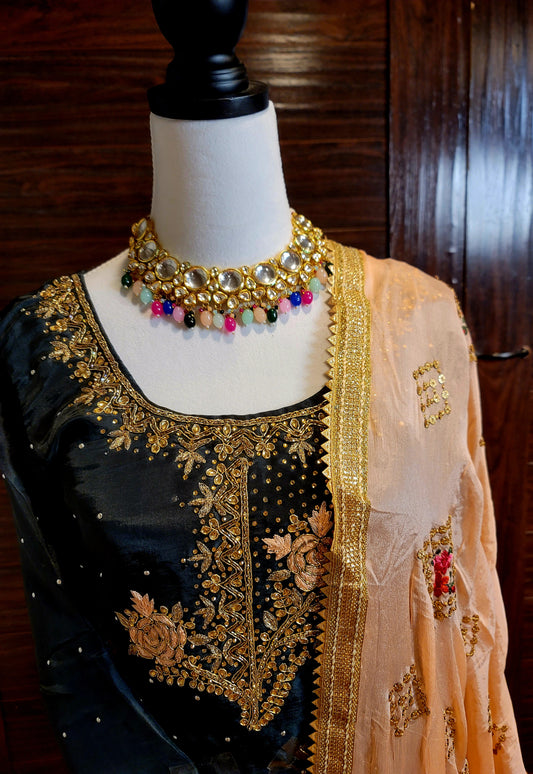 Pure Bridal Punjabi Suit Designer Piece. image 3