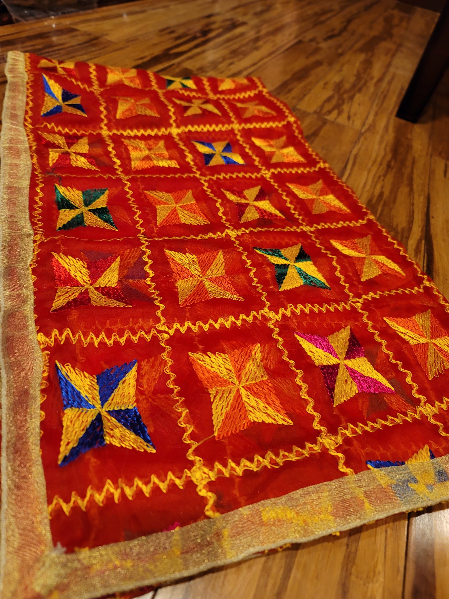 Lightweight Fulkari Dupatta