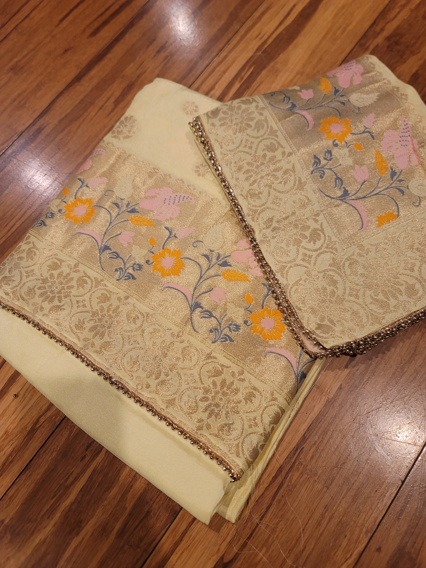 Pure Silk Unstitched Suit Fabric