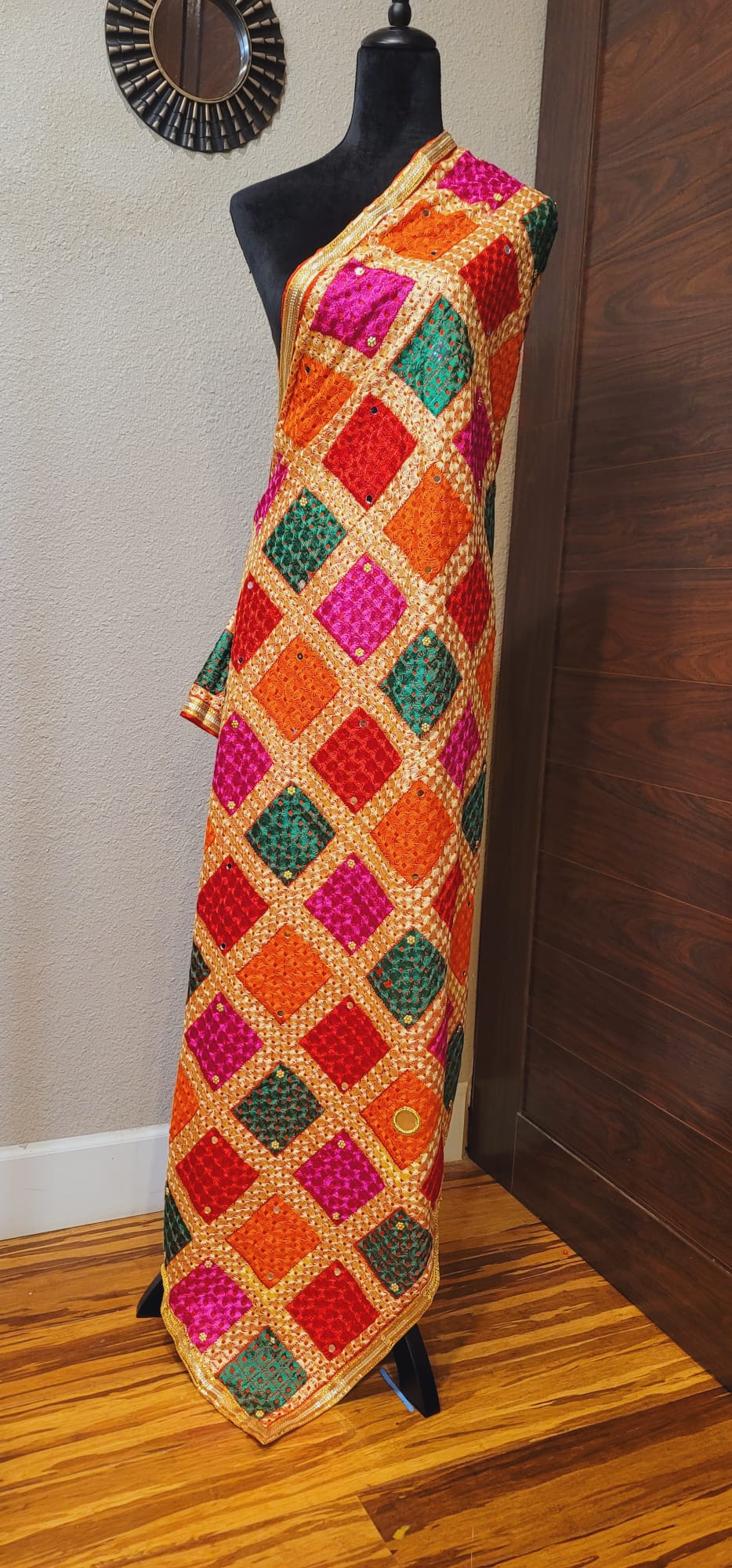 Stylish & Traditional Fulkari Dupatta