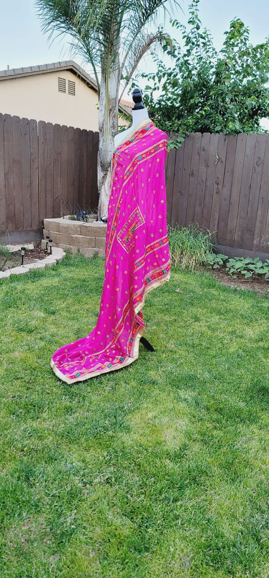 Sardarni Written Fulkari Dupatta Lightweight