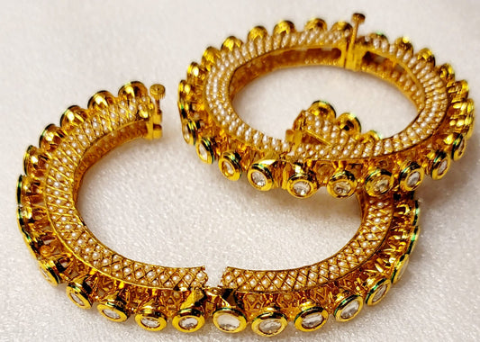 Rajwadi/Royal Kundan Jadau Kade image 3
