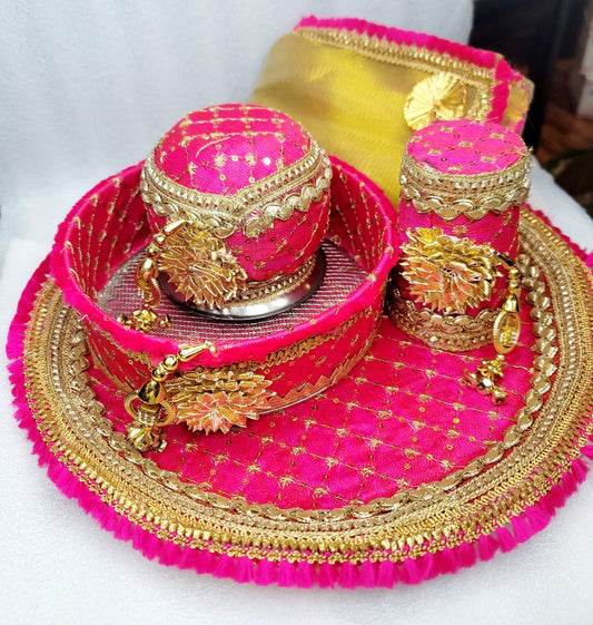 5pcs Karwa Chauth Thali Set.