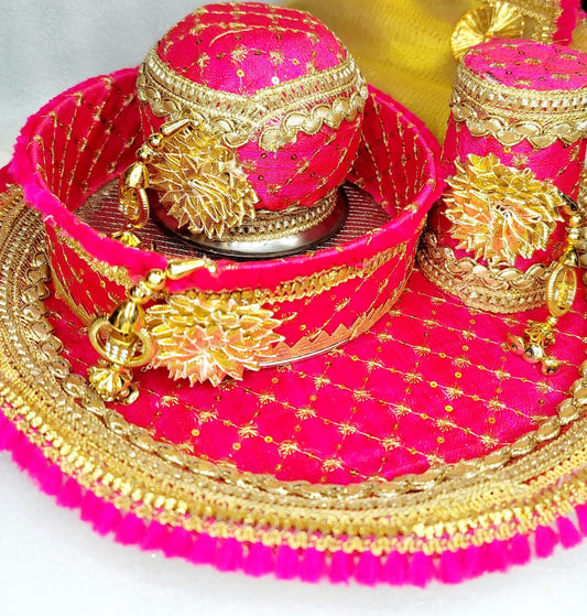5pcs Karwa Chauth Thali Set.
