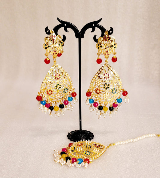 Gold-Plated Jadau Rani Haar image 3