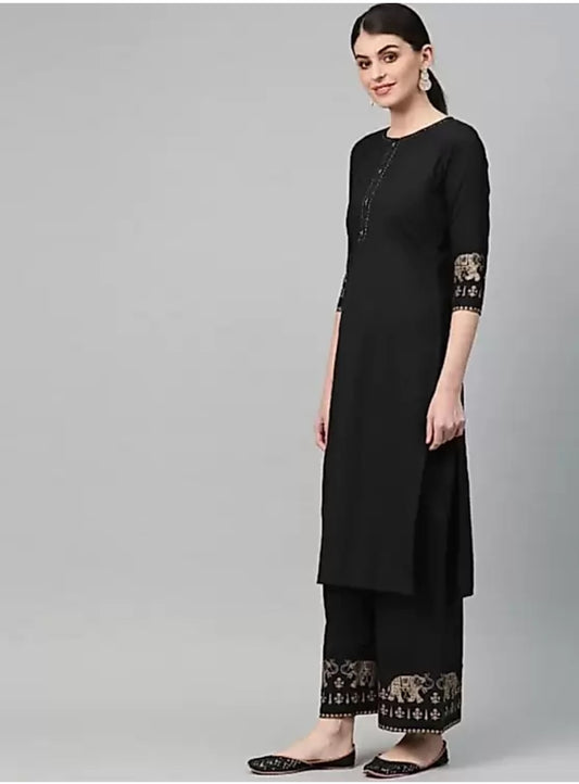 Women Kurta & Pants with Dupatta Set image 3