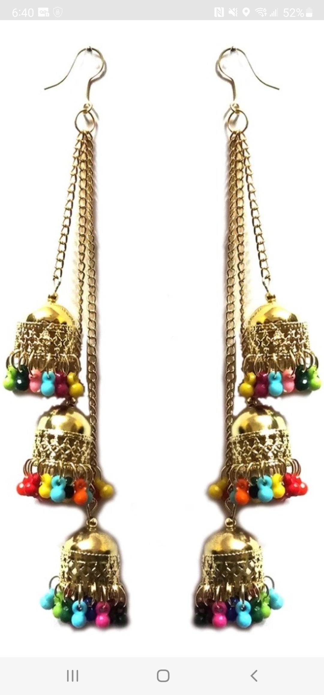 Afghani Drop Earrings