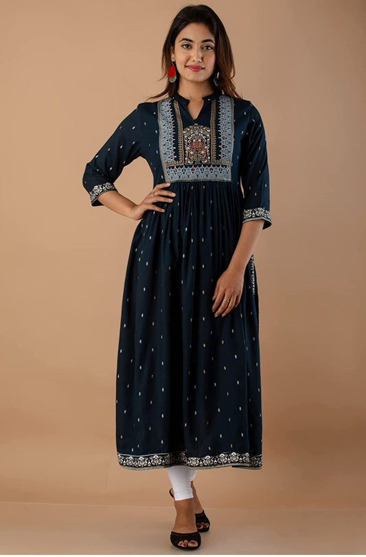 2pc Designer High Cut Straight Kurta