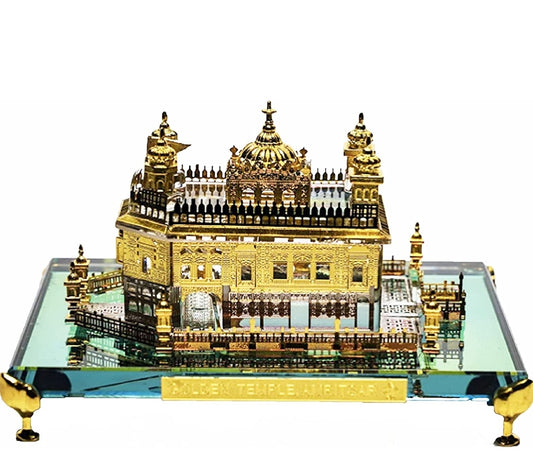 24K Gold-Plated Golden Temple Structure (Rectangle)