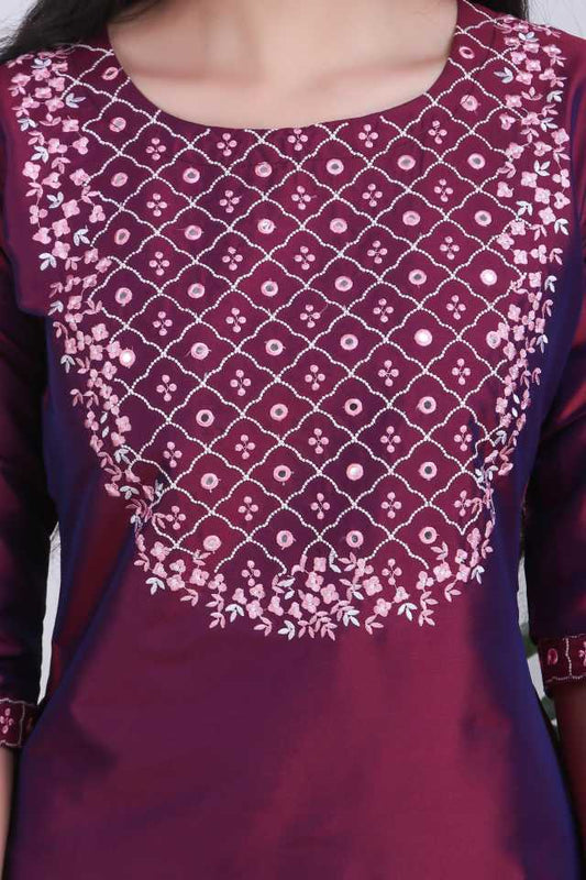 Women Kurta and Palazzo Set