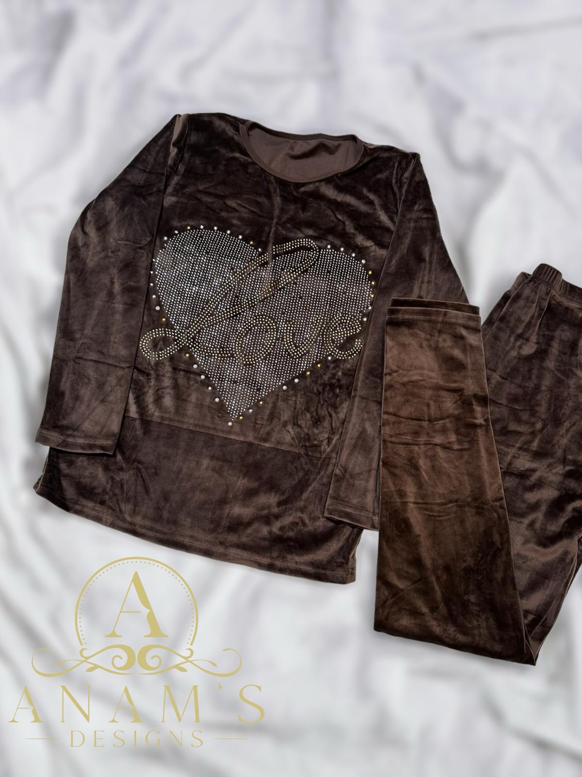 Velvet Tracksuits & Pajamas Sets