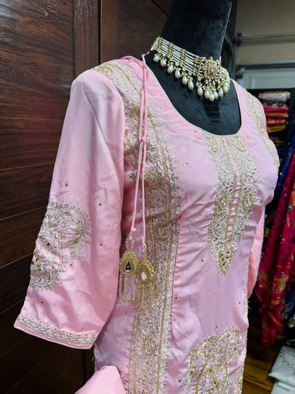 Beautiful Pure Crape Suit