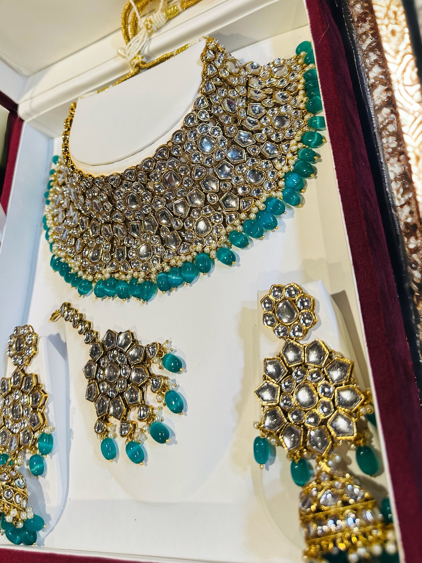 Superior Quality Heavy Look Kundan Bridal Set