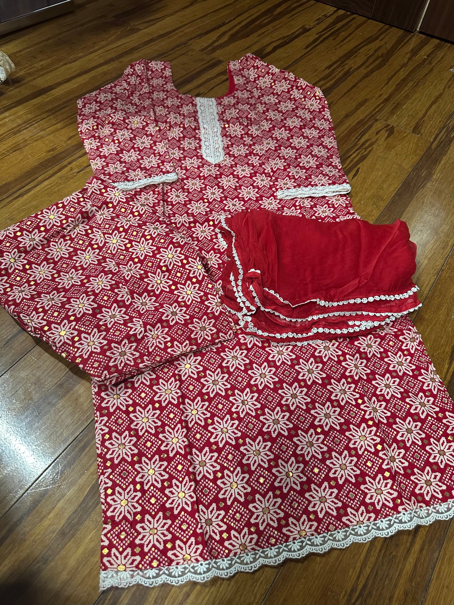 Boutique Style Salwar Suit (Top With Lining)
