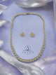 Pearl Mala Set With Studs