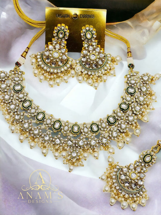 High-Quality Kundan Necklace Set