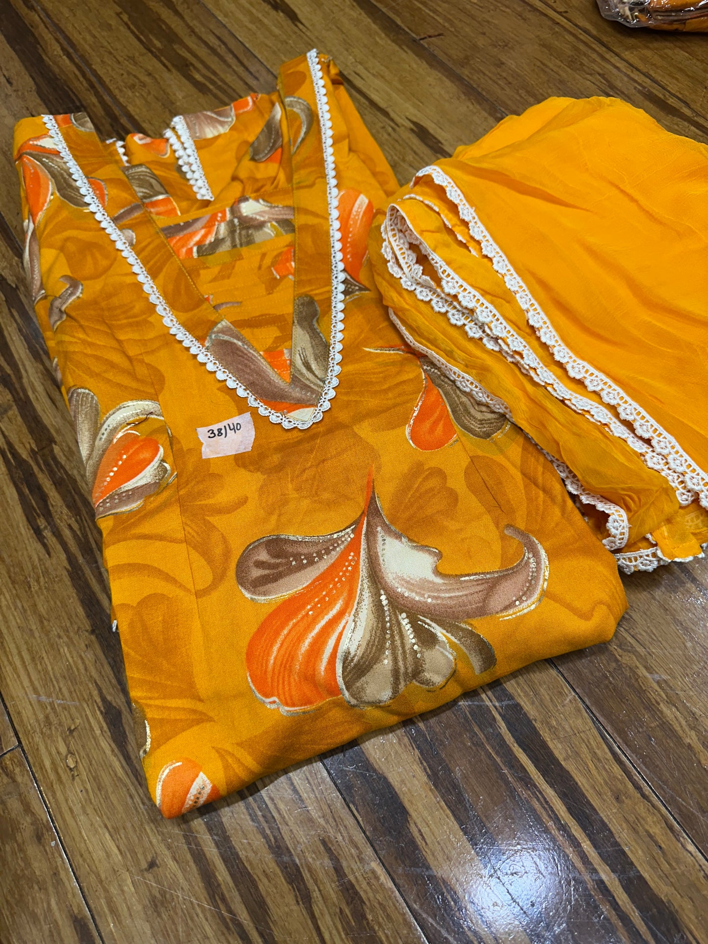 Trending Printed Allover Suit With Pure Chiffon Dupatta (Designs 1-8)