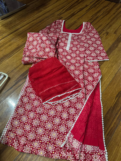 Boutique Style Salwar Suit (Top With Lining)