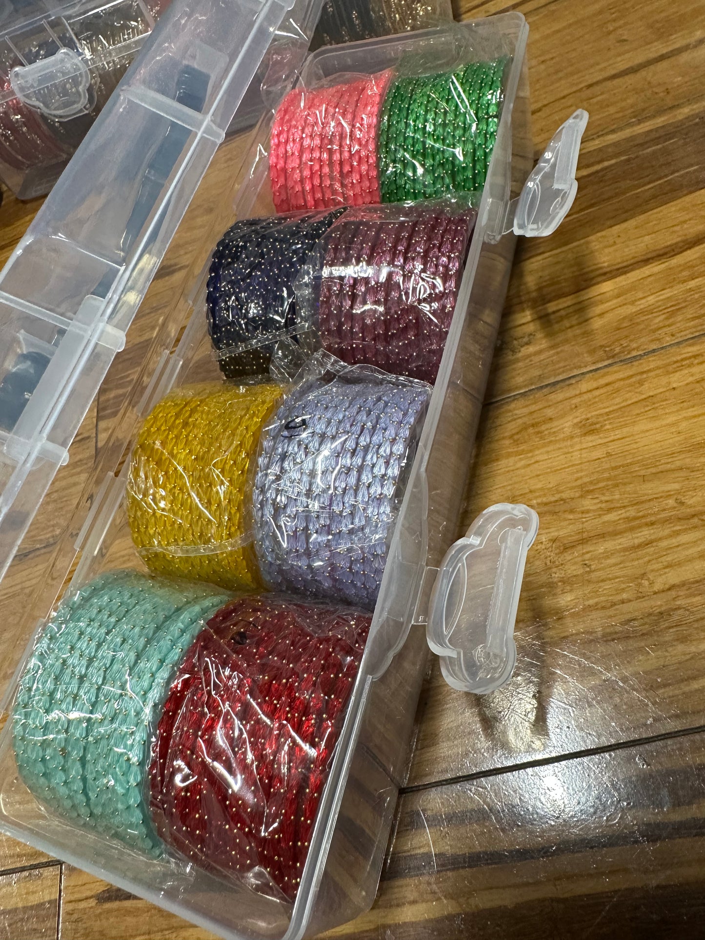 Extreme Quality Handcrafted Heart Shaped Glass Bangles (96 Bangles)