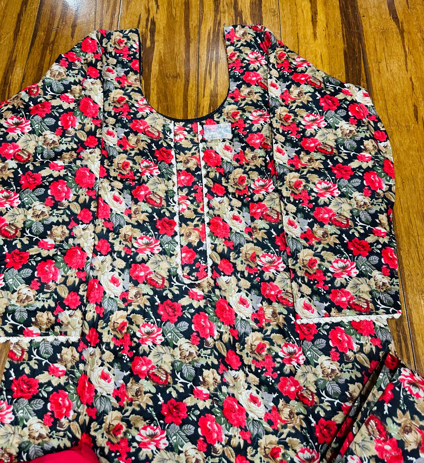 Allover Printed Boutique Salwar Suit (36/38 Size) D14