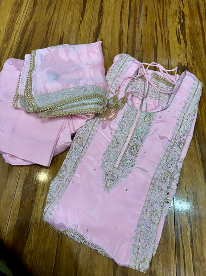 Beautiful Pure Crape Suit