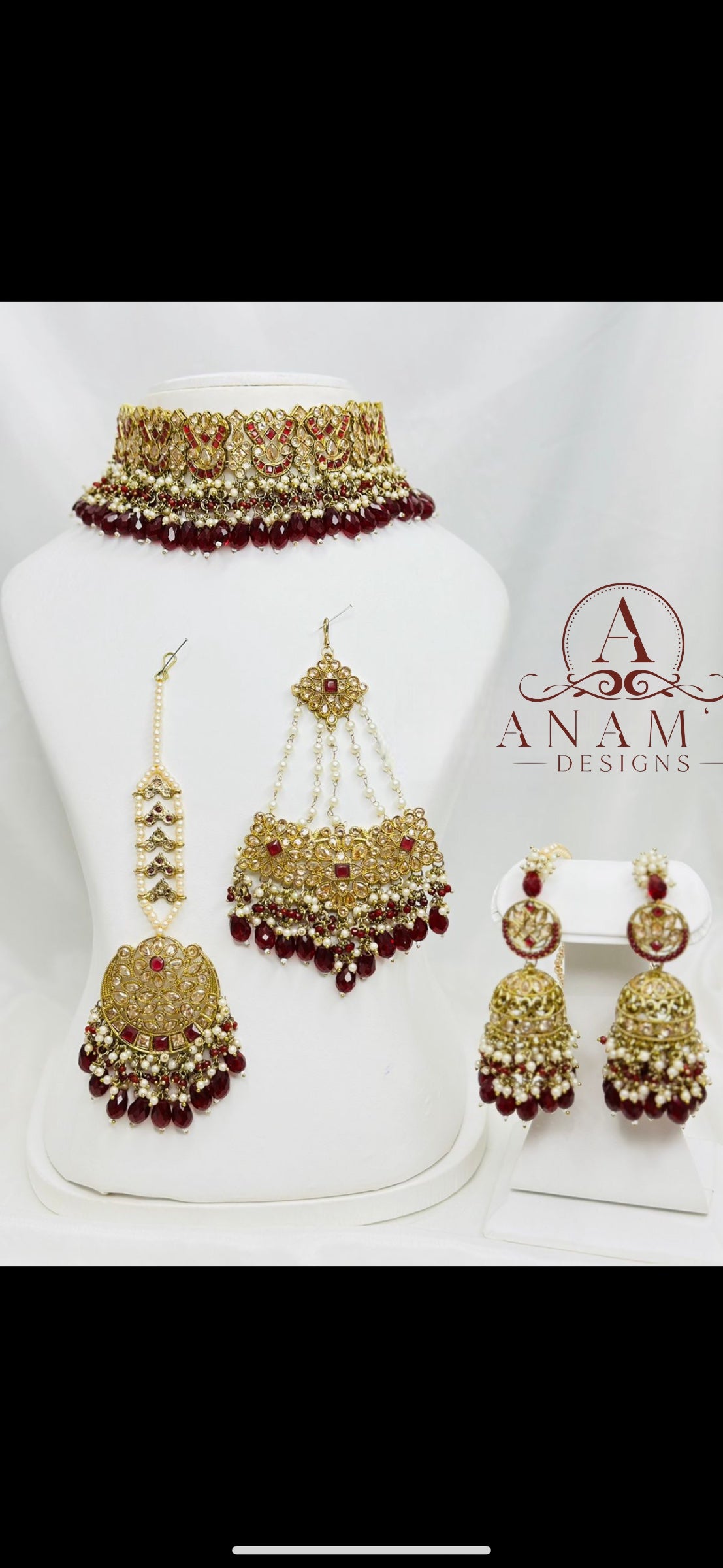 Pakistani Superior Quality Polki Semi/Bridal Set