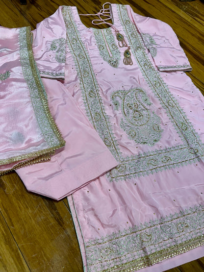 Beautiful Pure Crape Suit