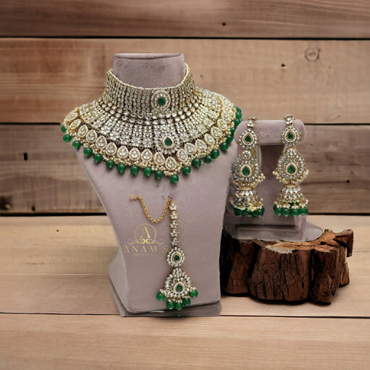 High-Quality Stylish Bridal Kundan Set