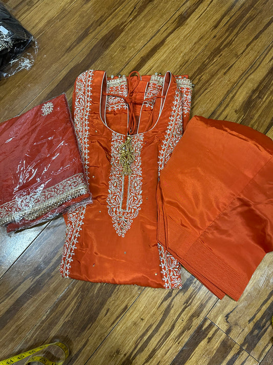 Beautiful Pure Crape Suit