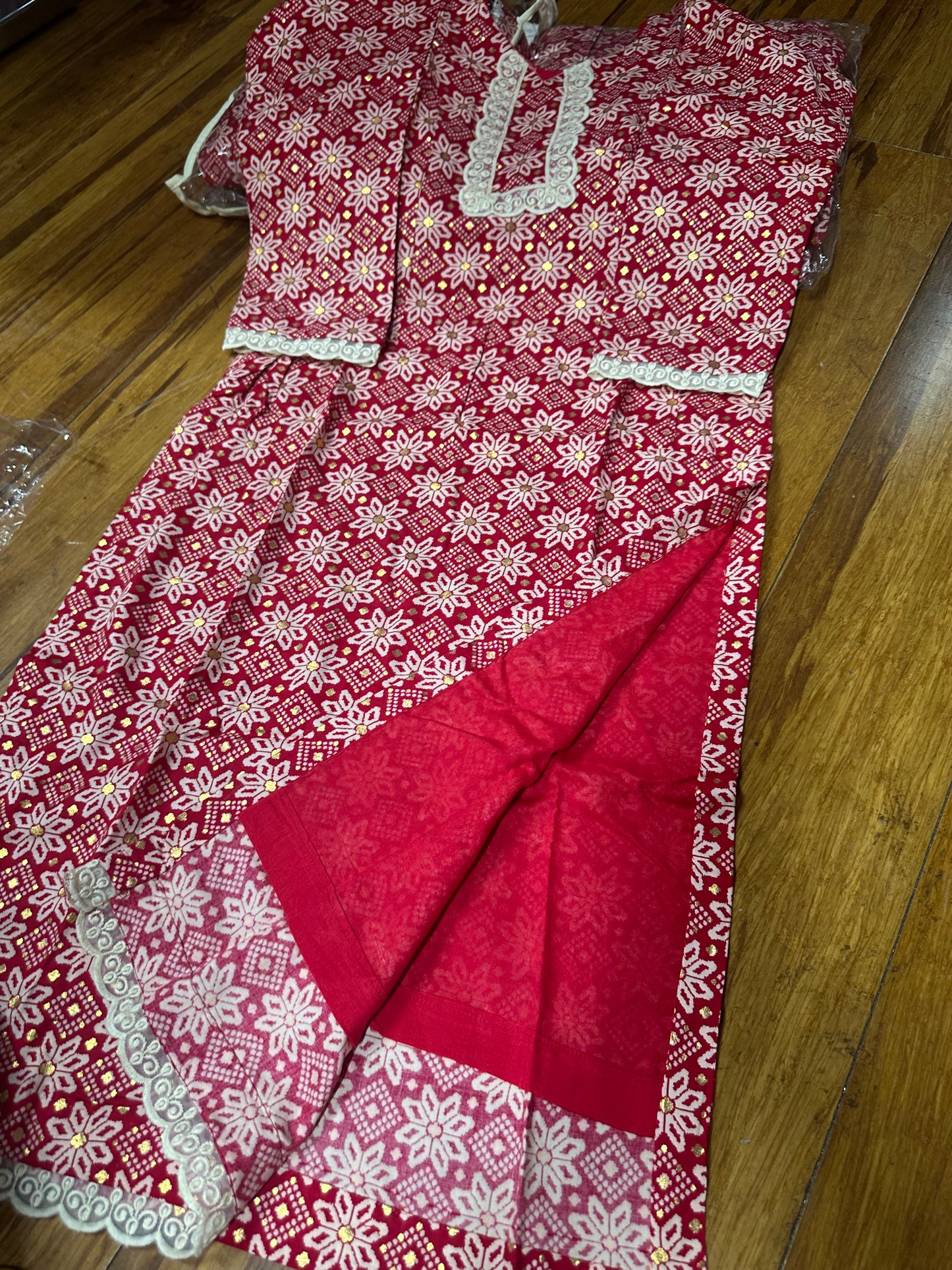 Boutique Style Salwar Suit (Top With Lining)